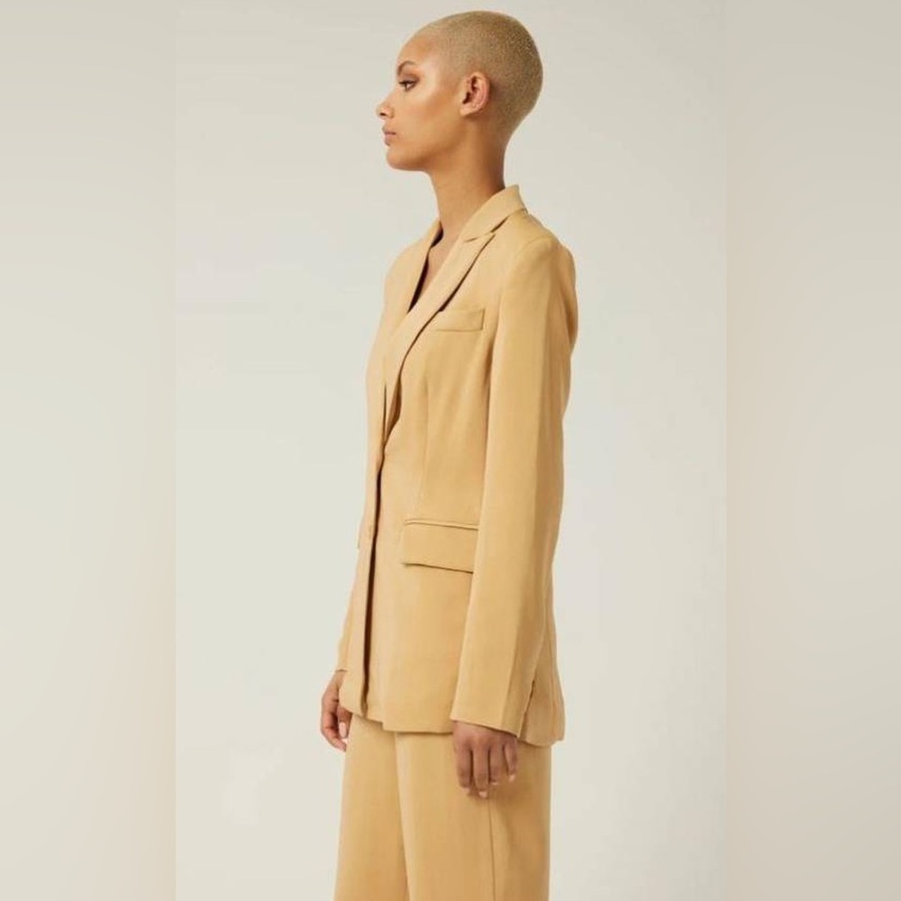 REVOLVE Lita by Ciara in Iced Coffee Spark Viscose Blazer $398 NWT XS - Picture 3 of 8